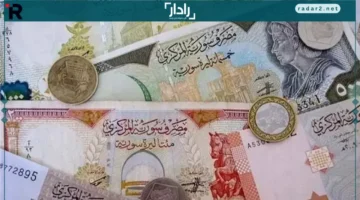 سعر صرف الليرة مقابل الدولار في سوريـا اليوم حسب المركزي